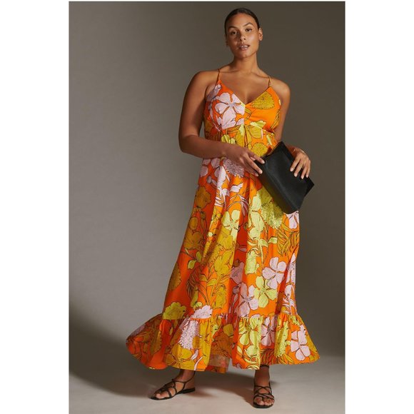 Plenty by Tracy Reese | 100% Cotton Flower Power Maxi Dress | NWT - Picture 5 of 11